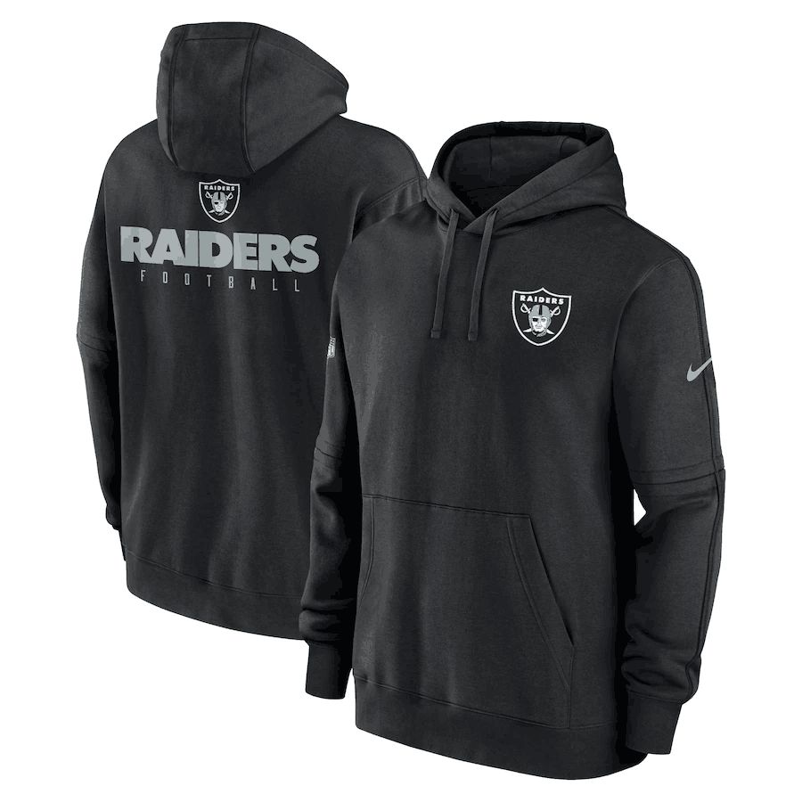 Men 2023 NFL Oakland Raiders black Sweatshirt style 1->new york jets->NFL Jersey
